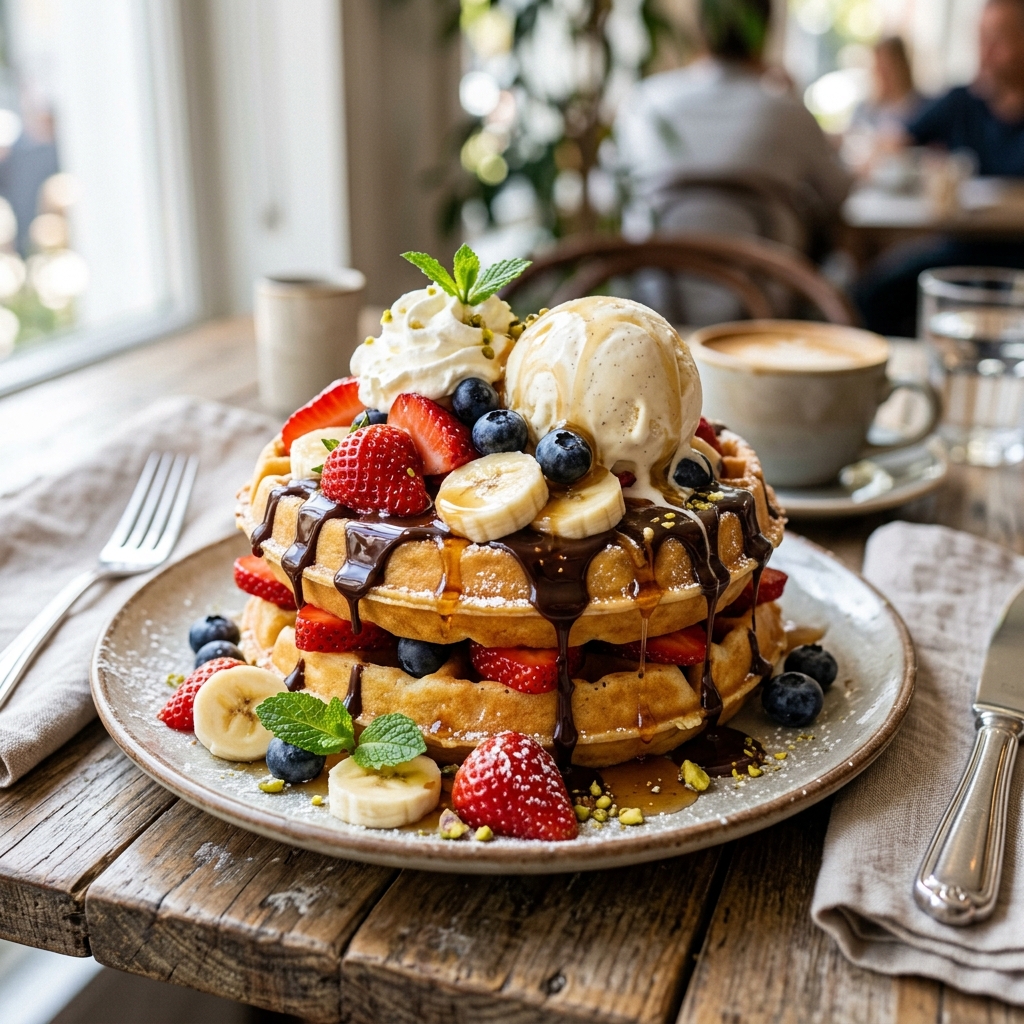 Lotus Biscoff Waffle
